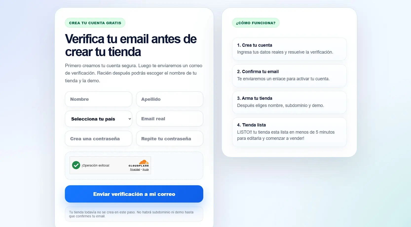 crear cuenta
